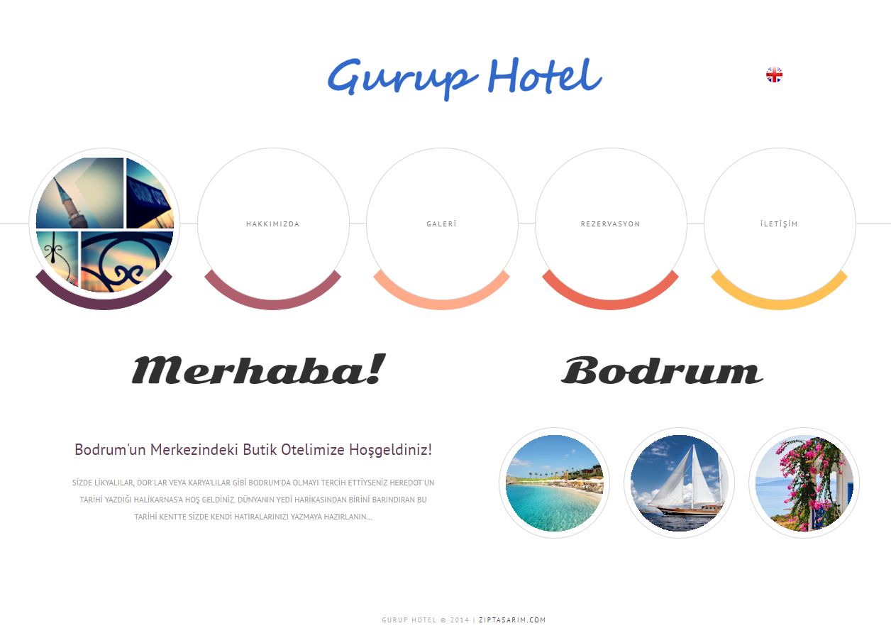 Bodrum Otel Web Sitesi Grup Hotel