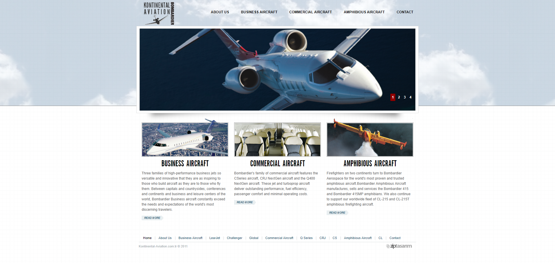 kontinental aviation web tasarım